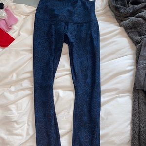 High rise navy blue lulu lemons